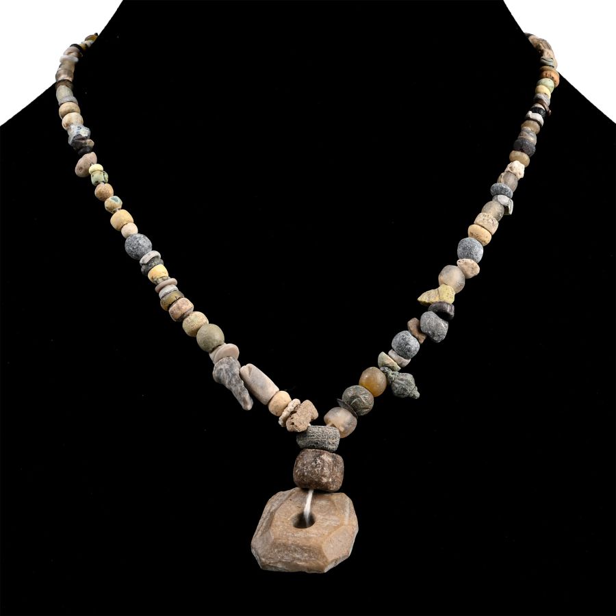 Roman and Other Mixed Glass Bead Necklace String