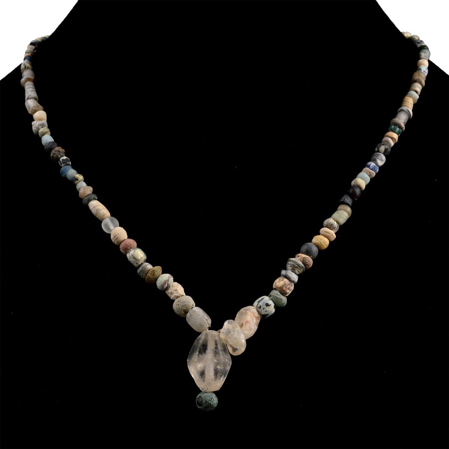 Roman and Other Mixed Glass Bead Necklace String