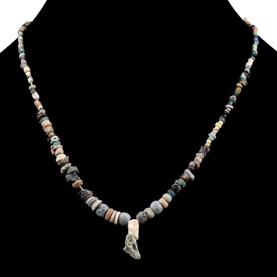 Roman and Other Mixed Glass Bead Necklace String