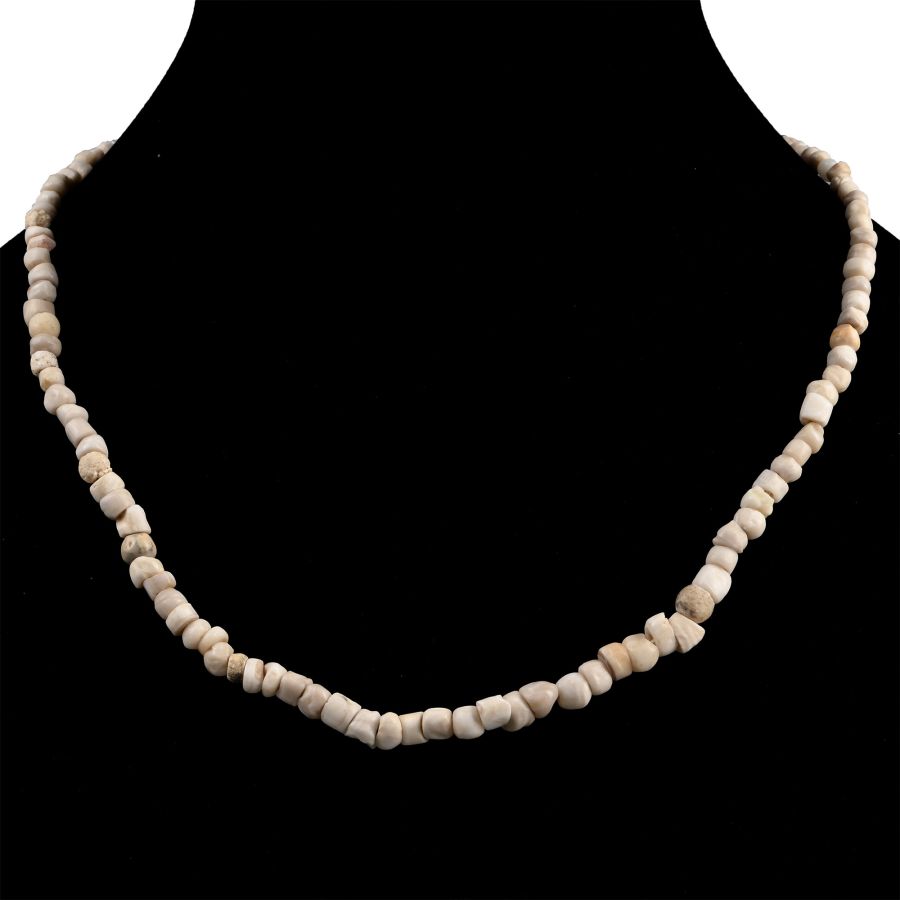Western Asiatic and Other Mixed Stone Bead Necklace String