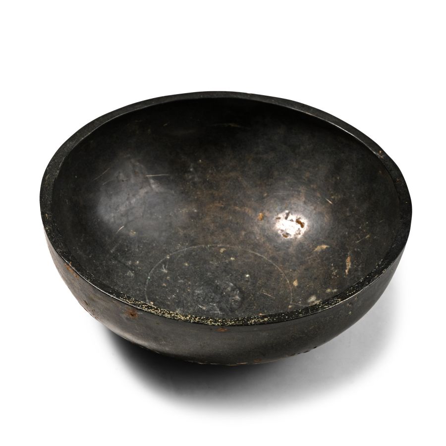 Western Asiatic Bronze Bowl with Heavy Rim