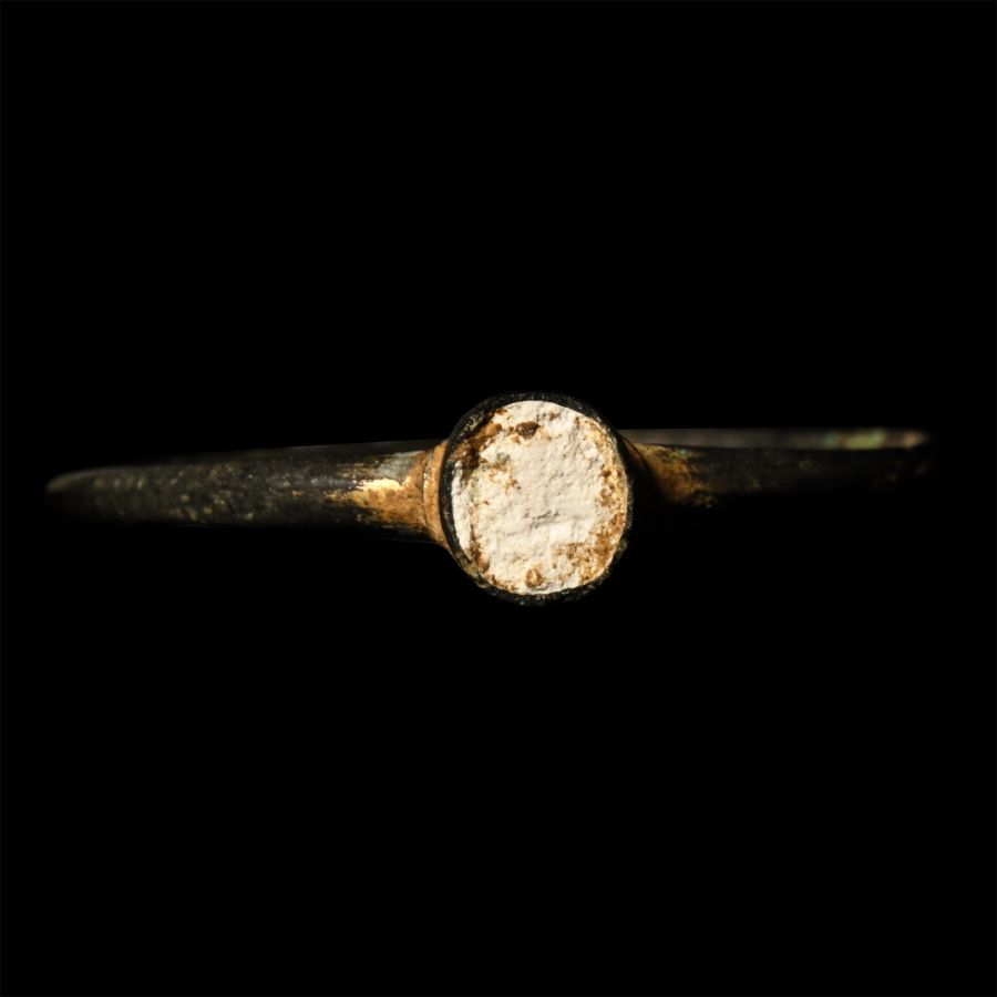 Medieval Silver-Gilt Ring