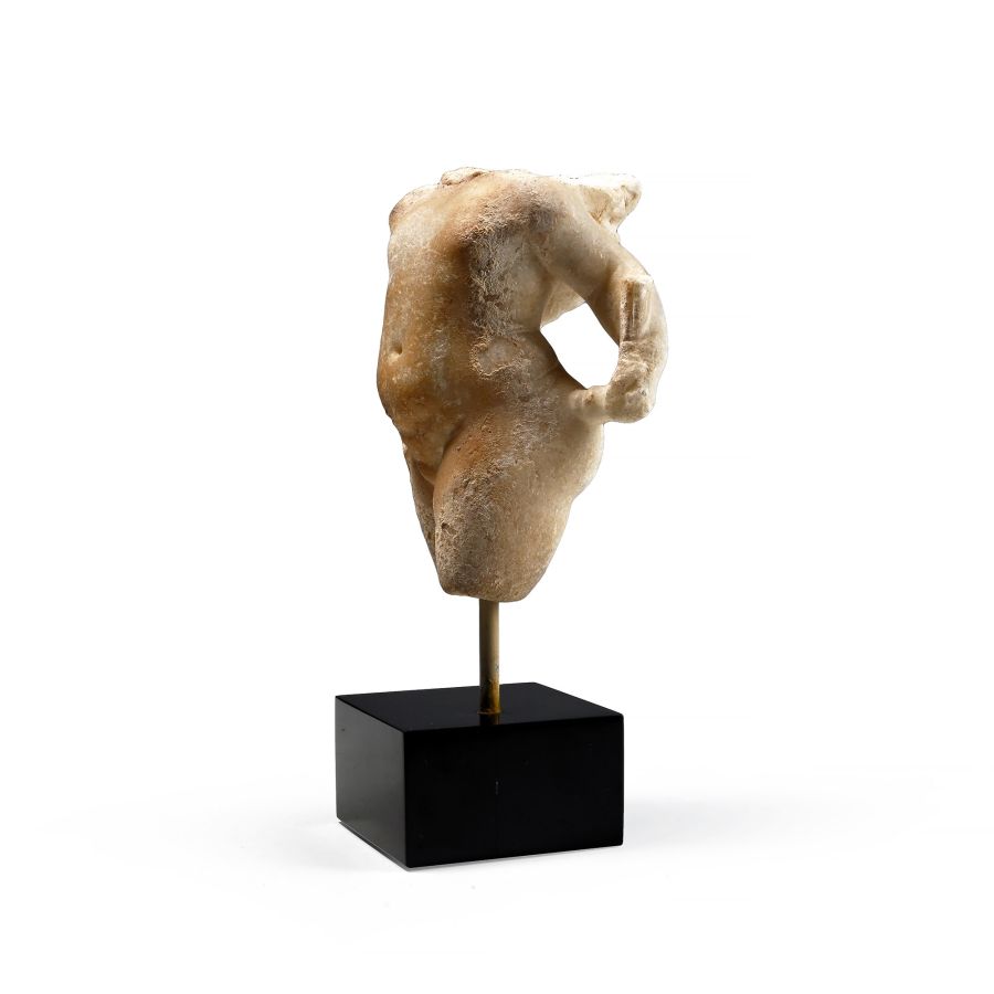 Roman Marble Torso of Eros