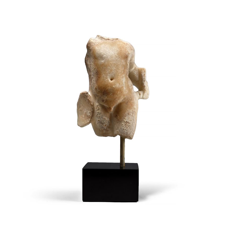 Roman Marble Torso of Eros