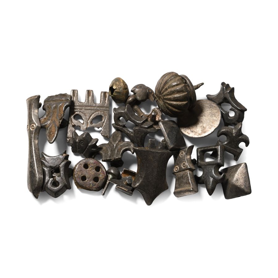 Viking Age and Later Silver Belt and Harness Mount Collection