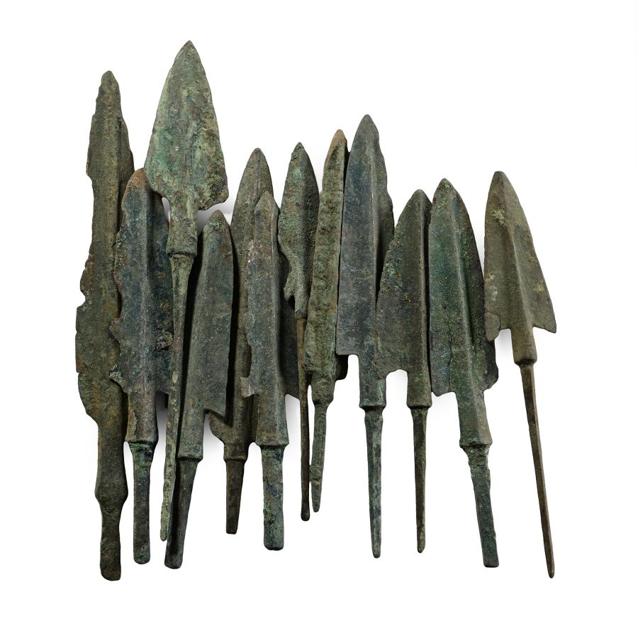 Western Asiatic Mounted Bronze Arrowhead