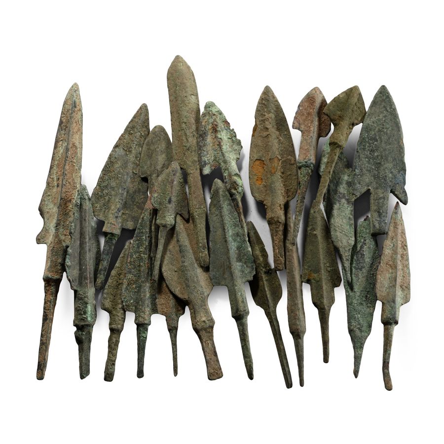 Western Asiatic Mounted Bronze Arrowhead