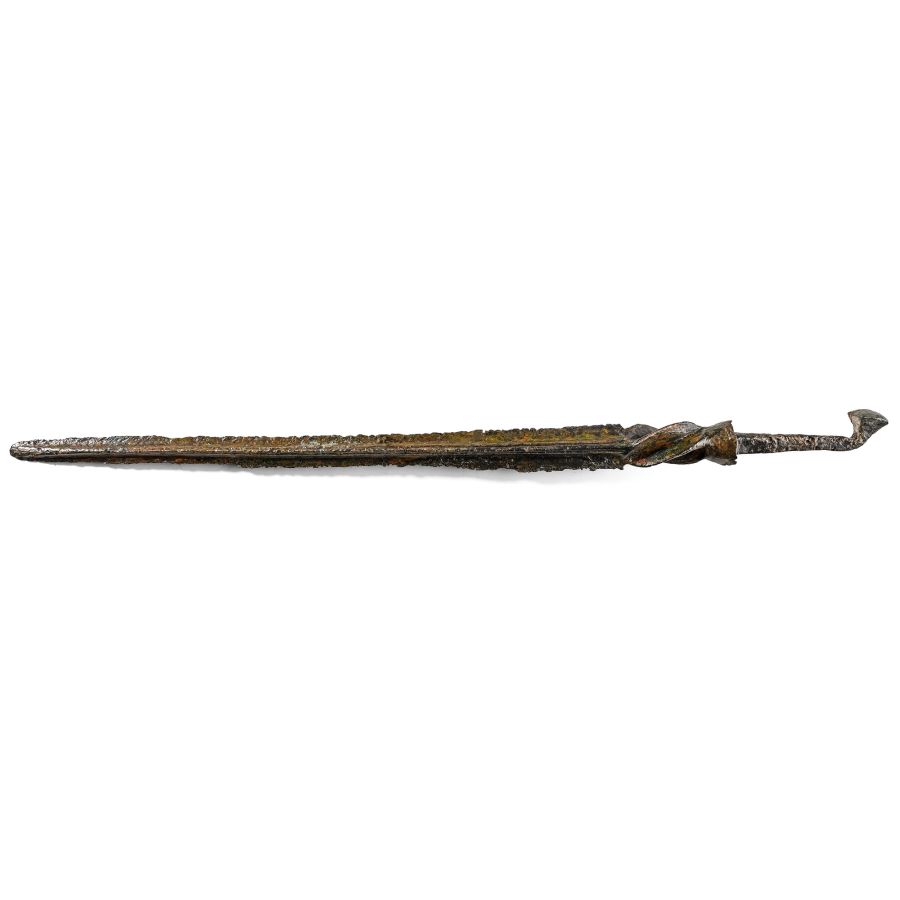 Luristan Bronze Twisted Javelin Head