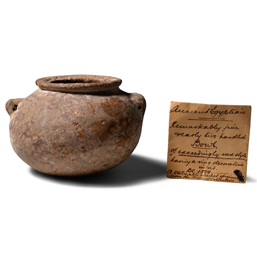 Egyptian Painted Terracotta Bowl