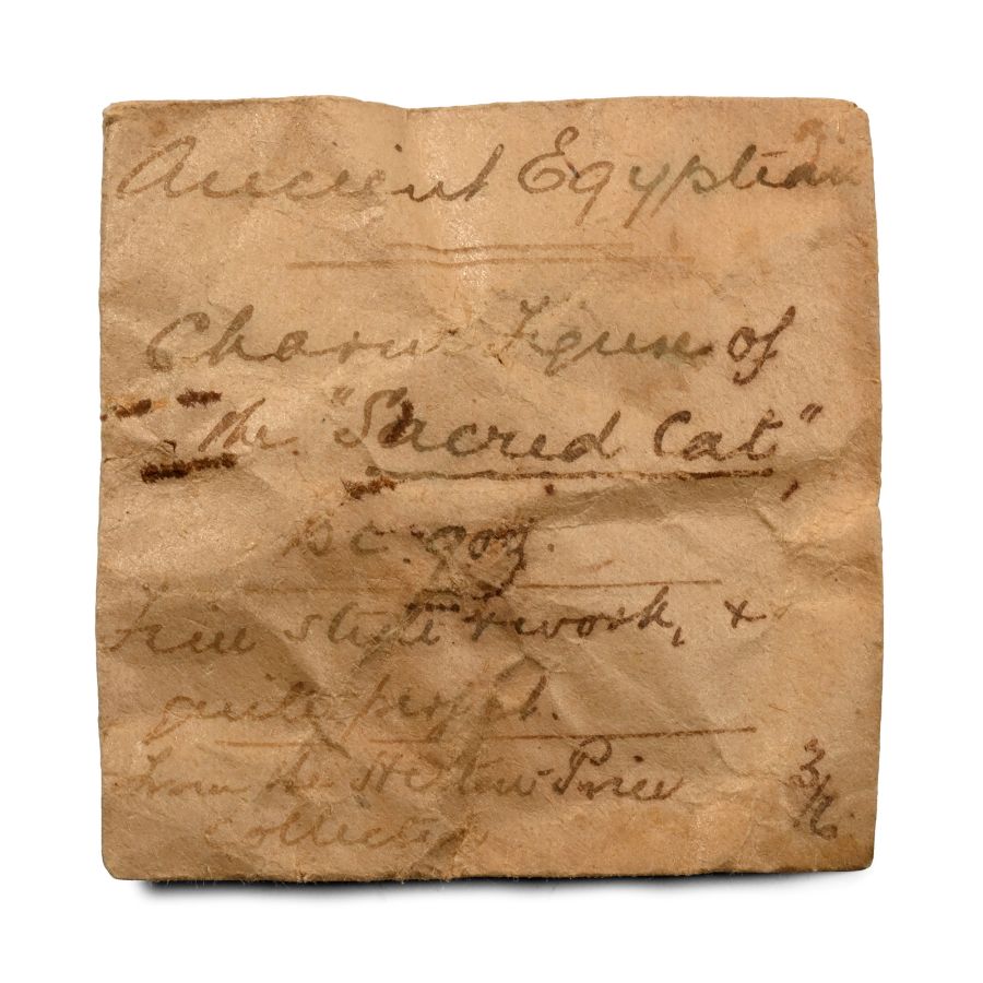 Egyptian Faience Cat Amulet
