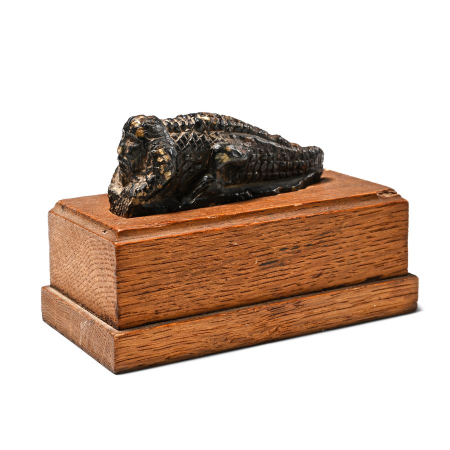 Romano-Egyptian Stone Crocodile Figure