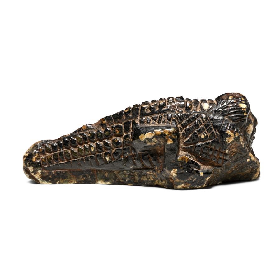 Romano-Egyptian Stone Crocodile Figure
