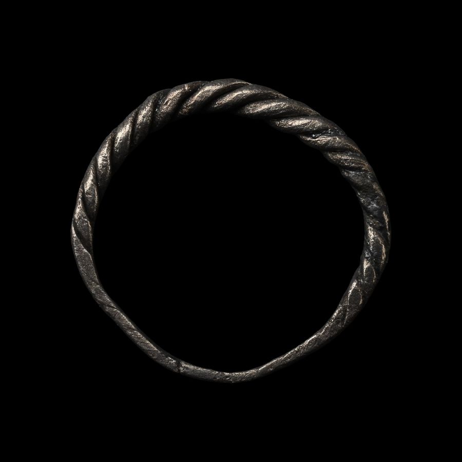 Anglo-Scandinavian Viking Silver Twisted Ring
