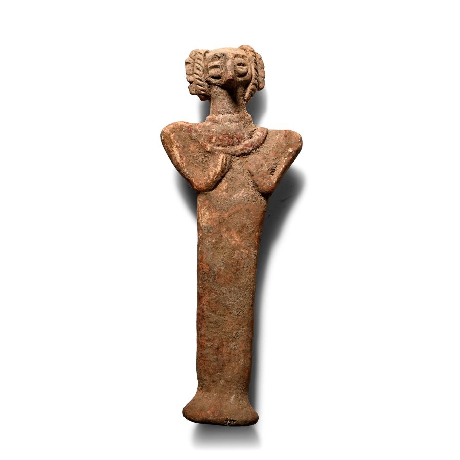 Large Syro-Hittite Terracotta Fertility Figure