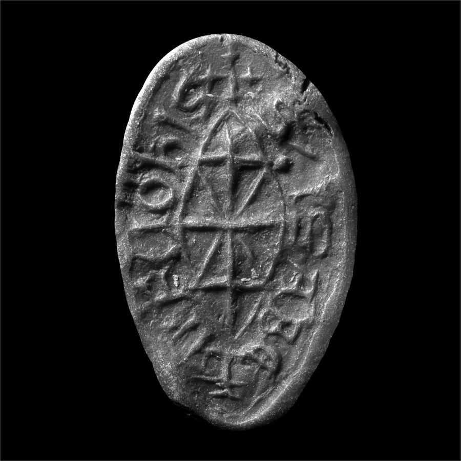 Medieval Lead Seal Matrix of Isabel