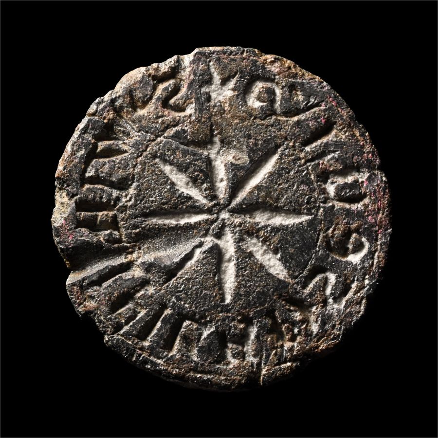 Medieval Lead Seal Matrix of William Son of Ansell