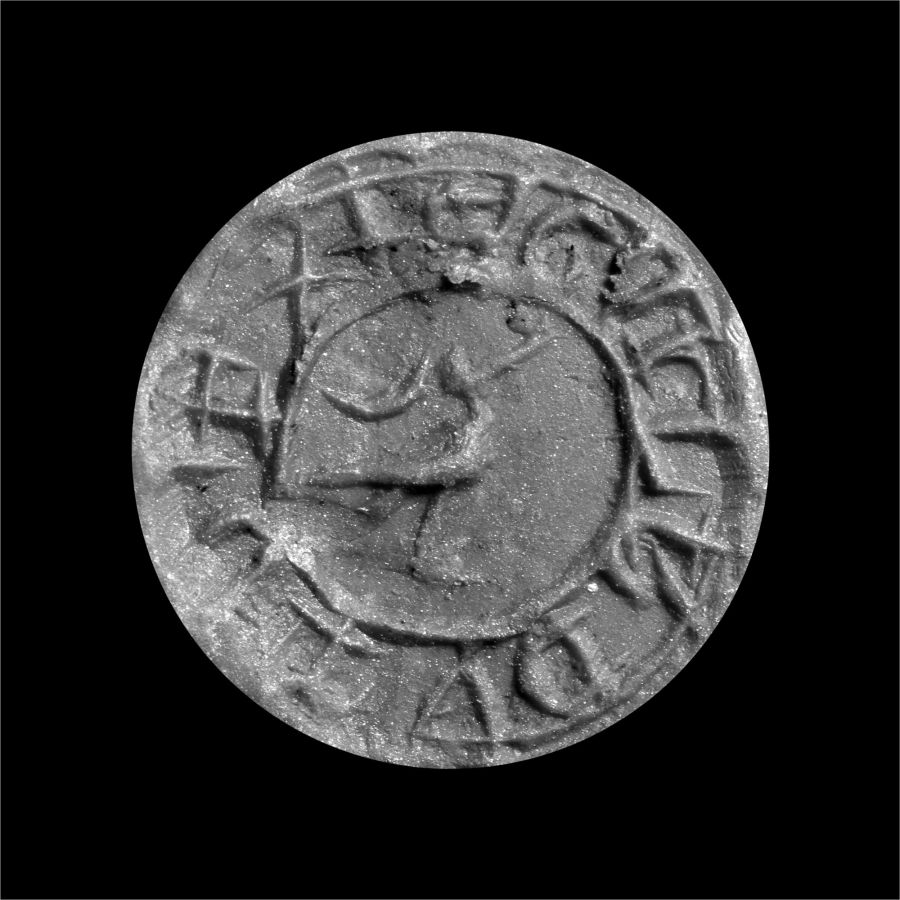 Medieval Bronze Seal Matrix of William