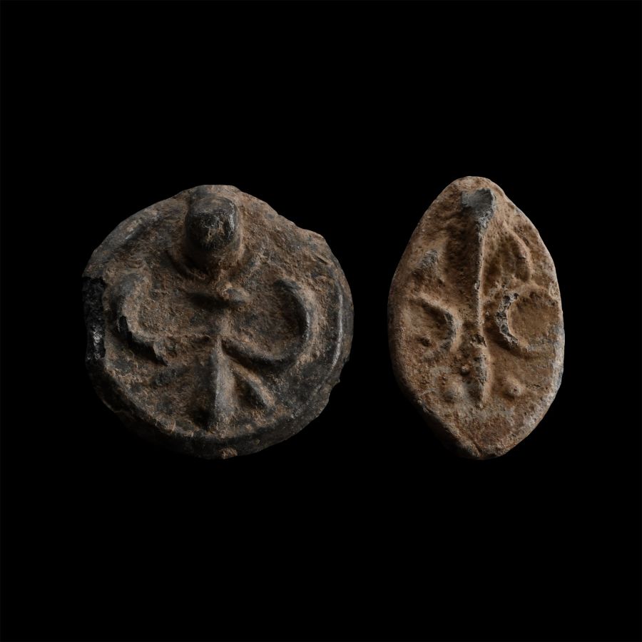 Medieval Lead Seal Matrix Blank Group