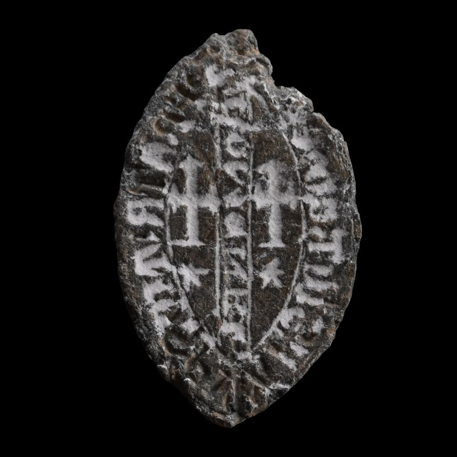 Large Medieval Lead Seal Matrix for The Community of the Brothers of St. Thomas’s Hospital