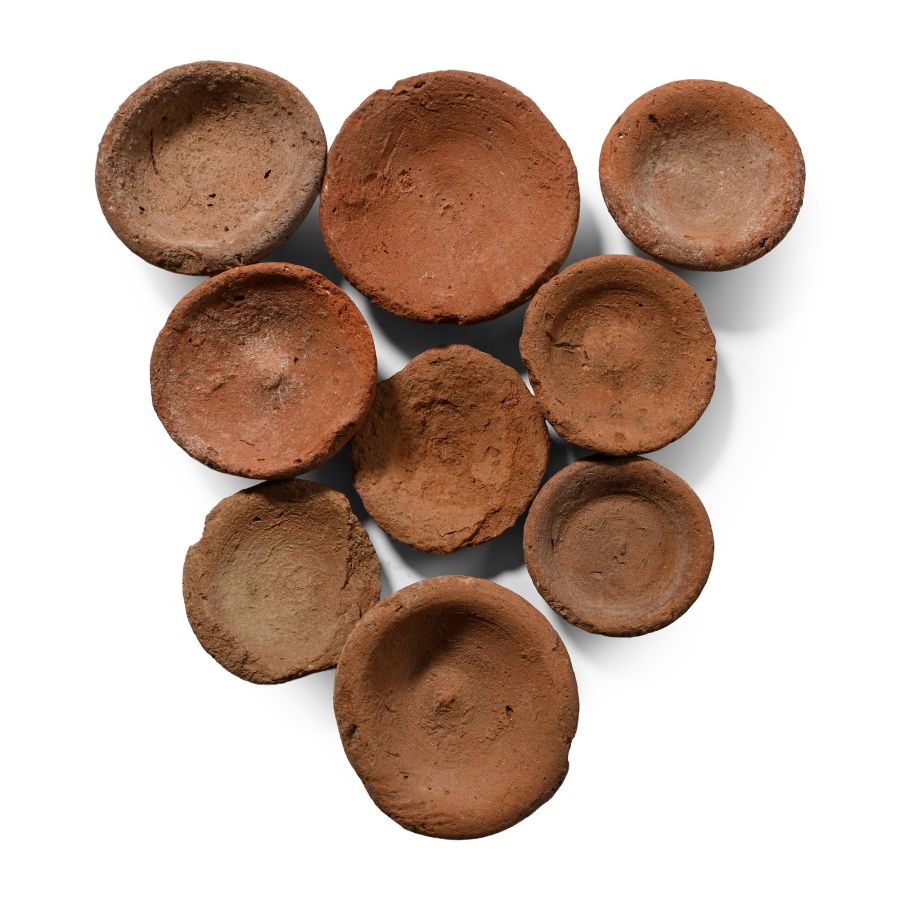 Romano-Egyptian Miniature Pottery Offering Bowl Collection