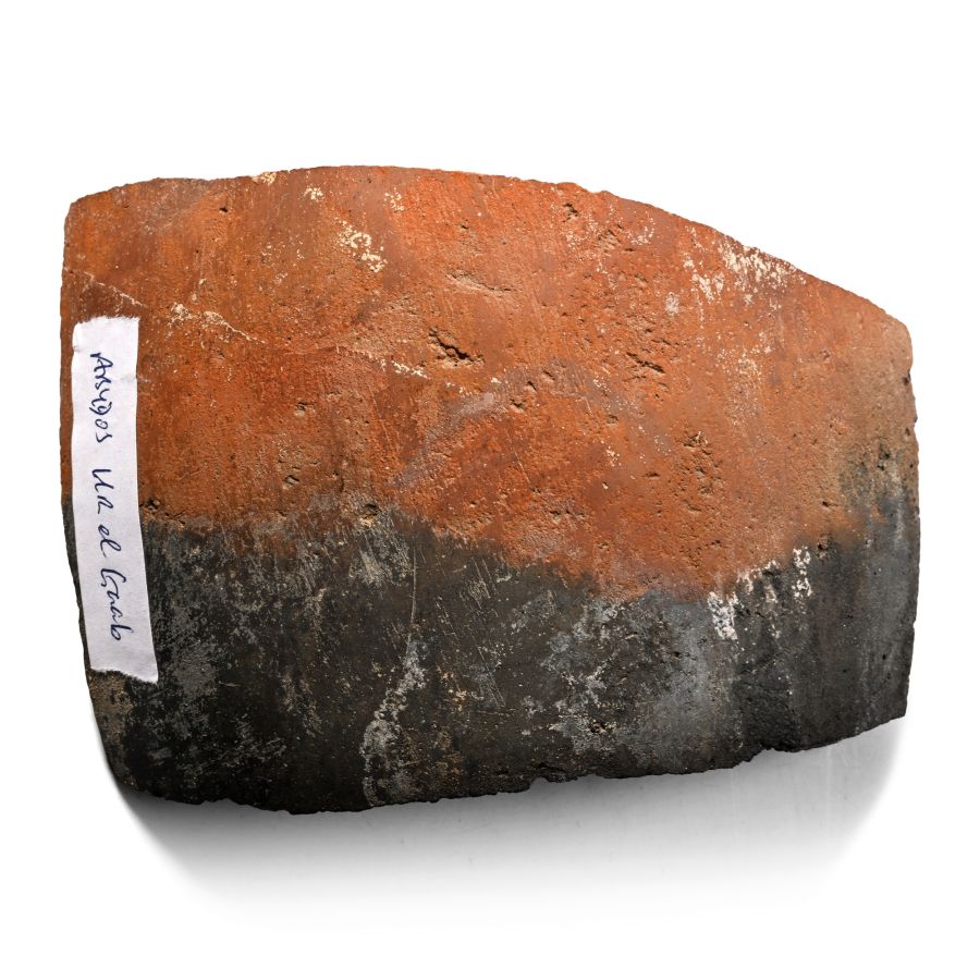 Large Egyptian Black-Topped Vase Fragment