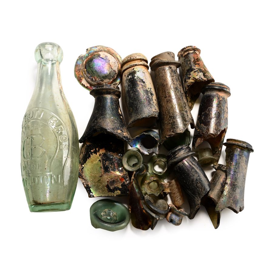 Roman to Post Medieval Glass Artefact Group