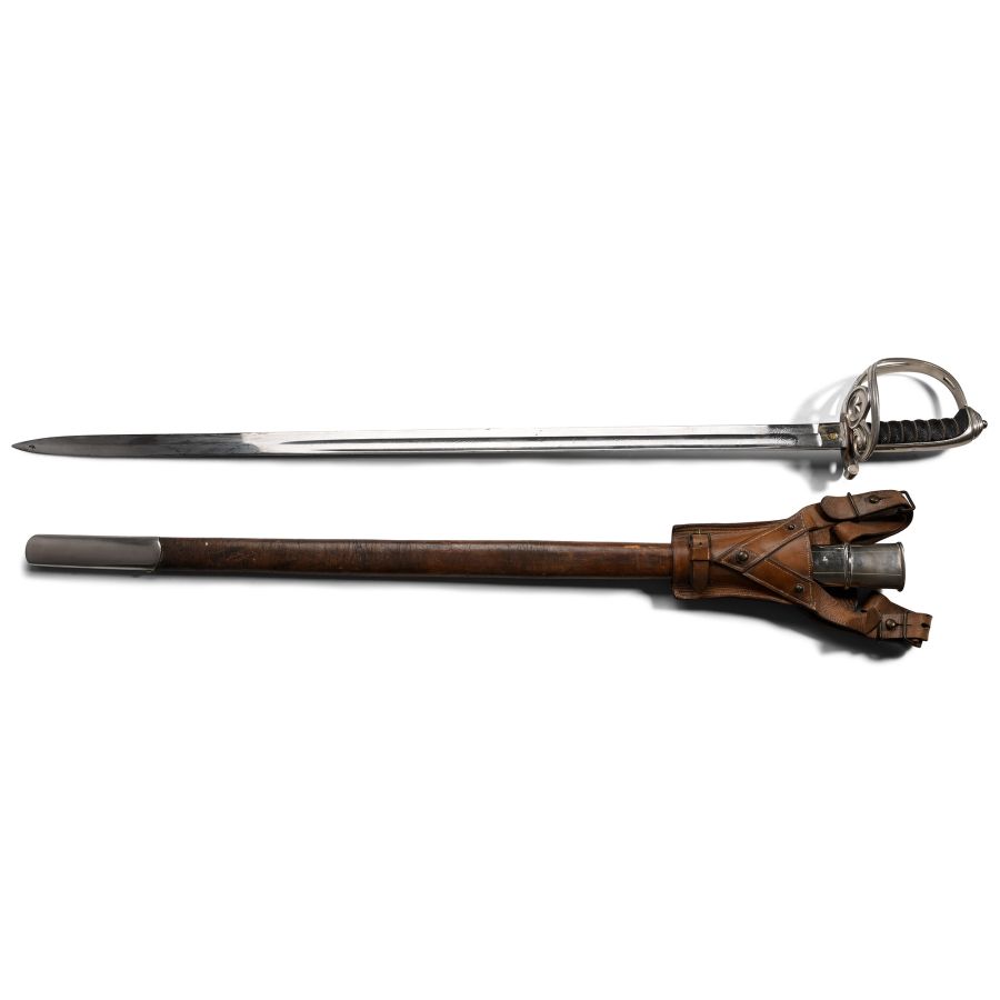 Ottoman Rifle Officer's Sword with Scabbard