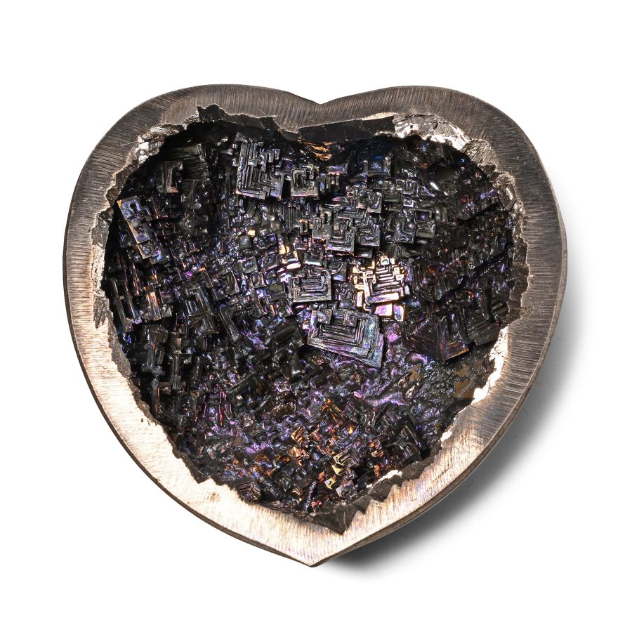 Laboratory Grown Bismuth Crystal Heart