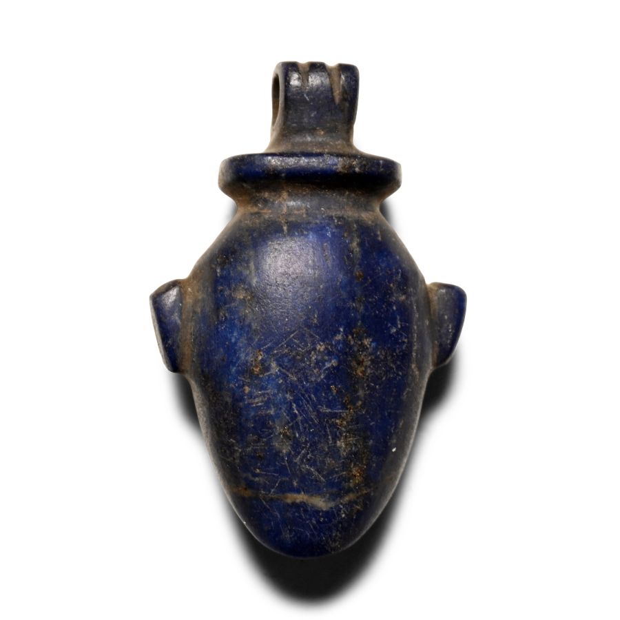 Egyptian Lapis Lazuli Heart Amulet