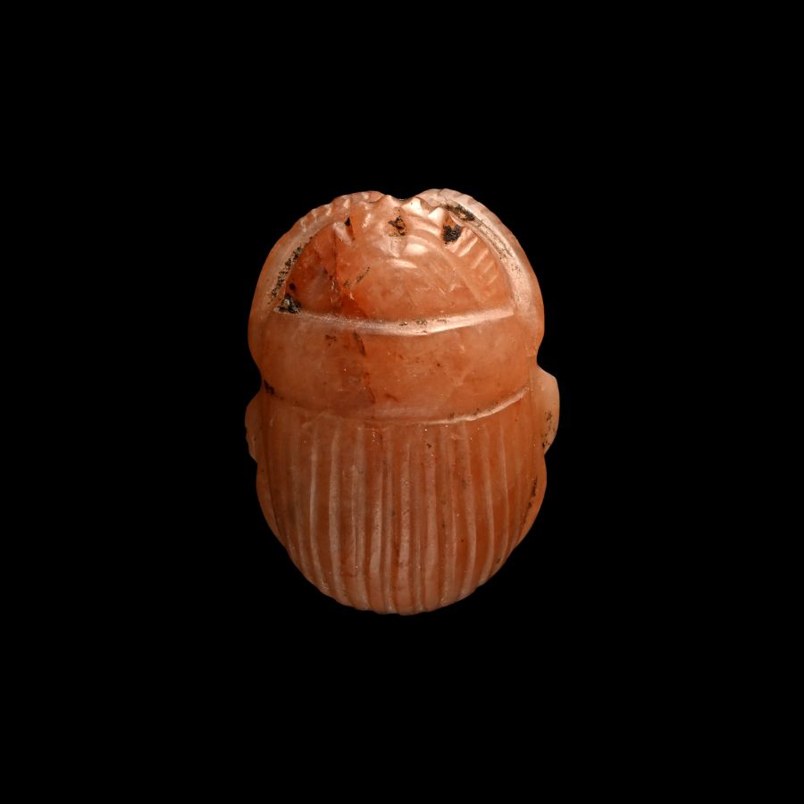 Egyptian Carnelian Heart Scarab