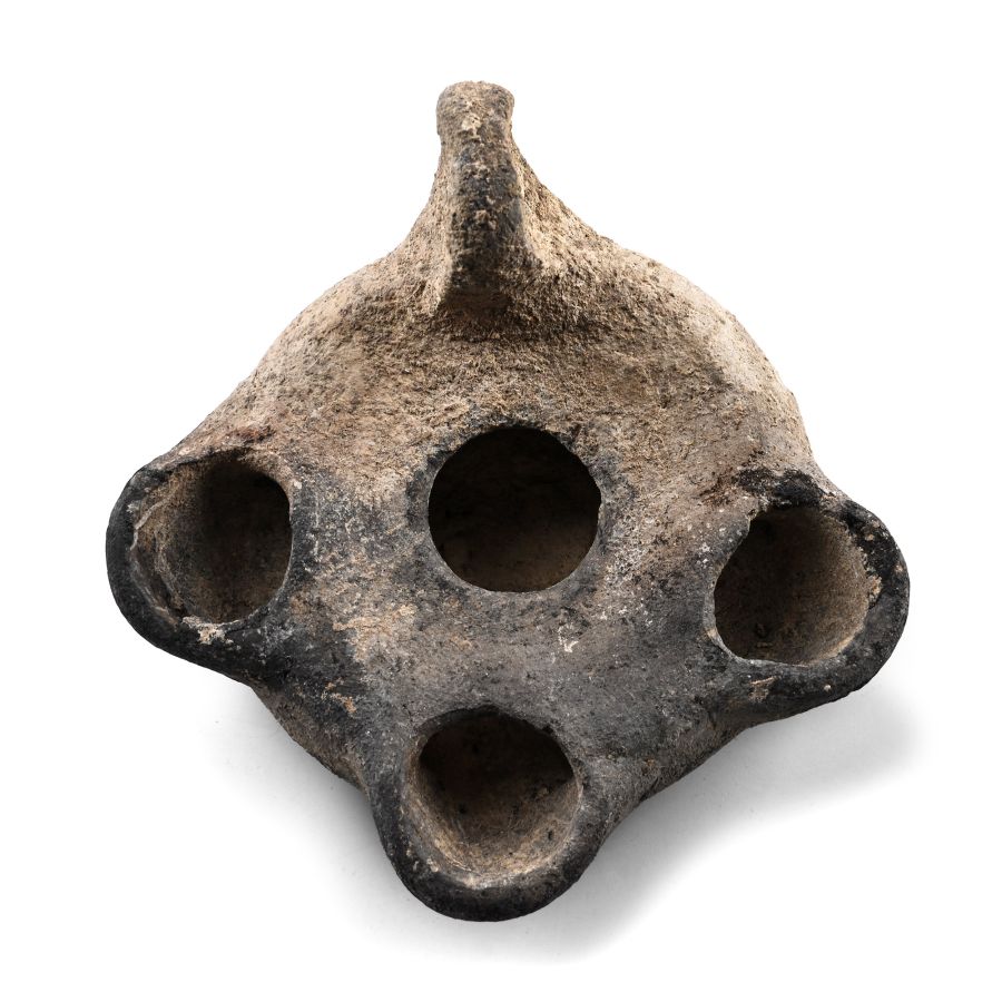 Greek Terracotta Oil Lamp