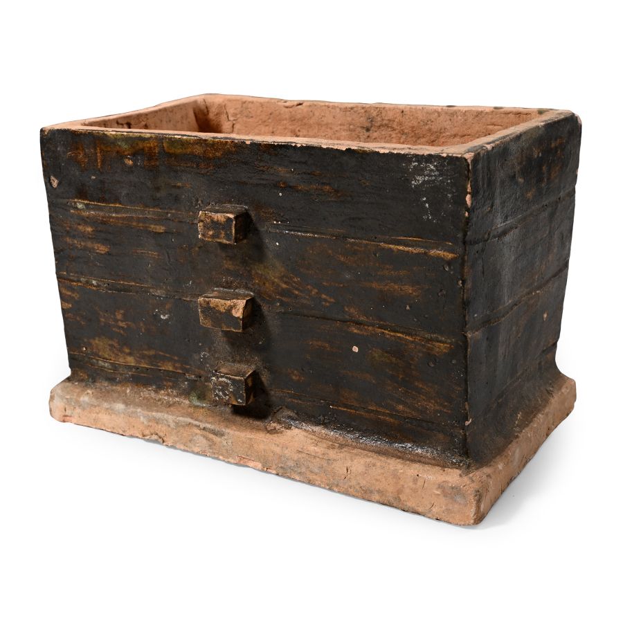 Chinese Ming Glazed Model Chest of Draws