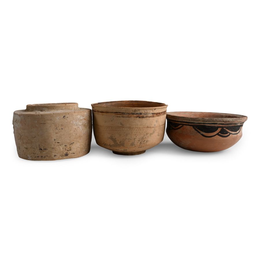 Western Asiatic Painted Terracotta Vessel Group