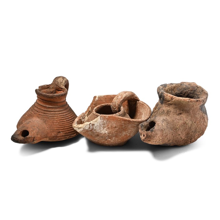 Western Asiatic Terracotta Oil Lamp Collection
