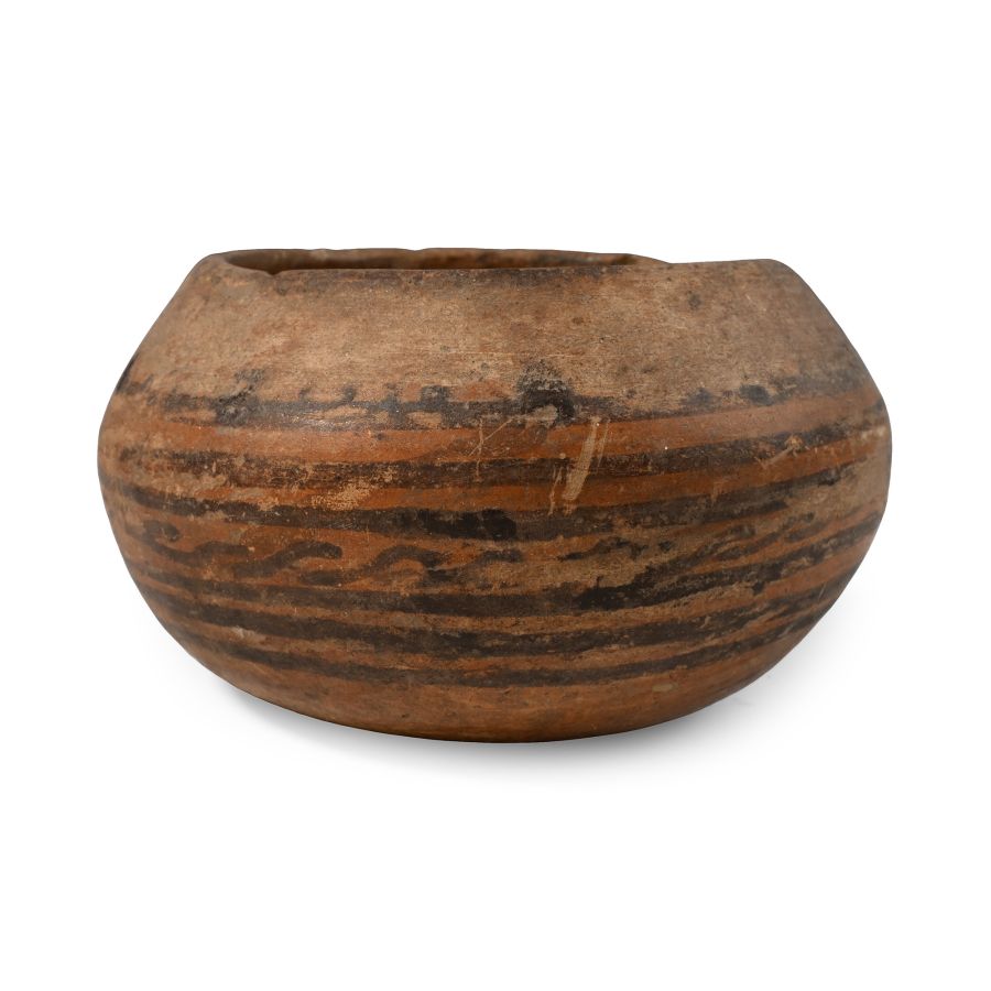 Pre-Columbian Painted Terracotta Bowl