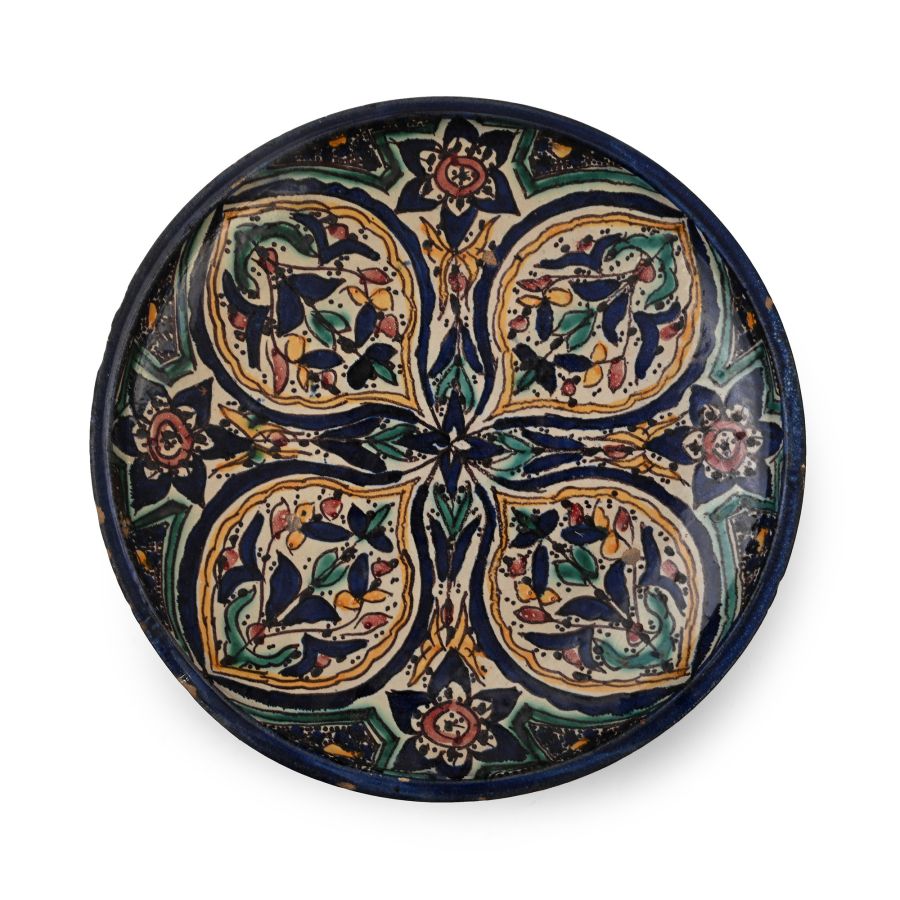Persian Glazed Terracotta Bowl