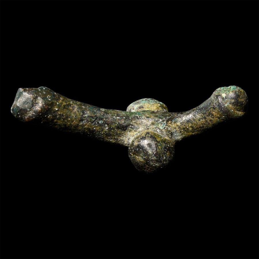 Roman Bronze Double Phallic Amulet