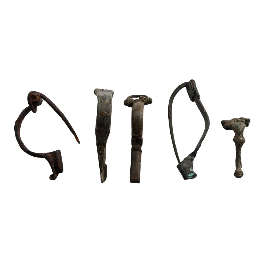 Roman and Earlier Bronze Bow and Trumpet Brooch Collection