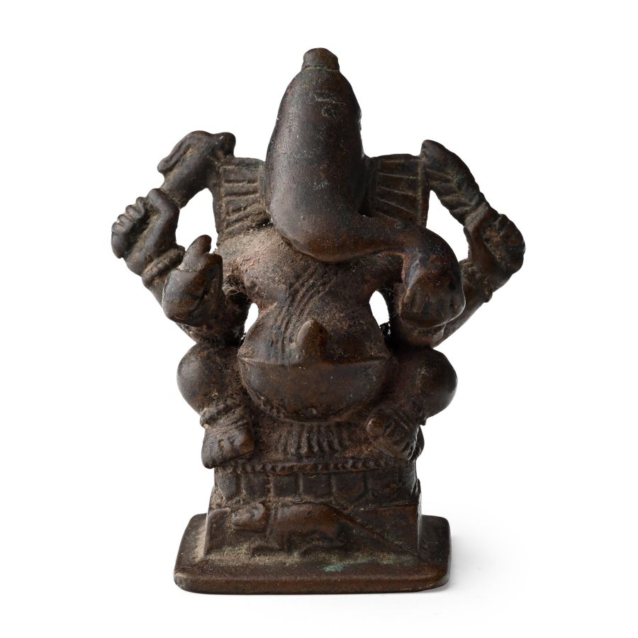 Early Indian Bronze Figure of Ganesh