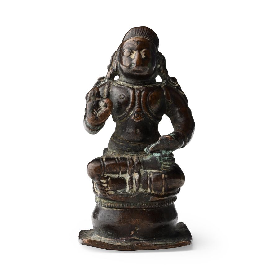 Indian Bronze Figure of Hanuman