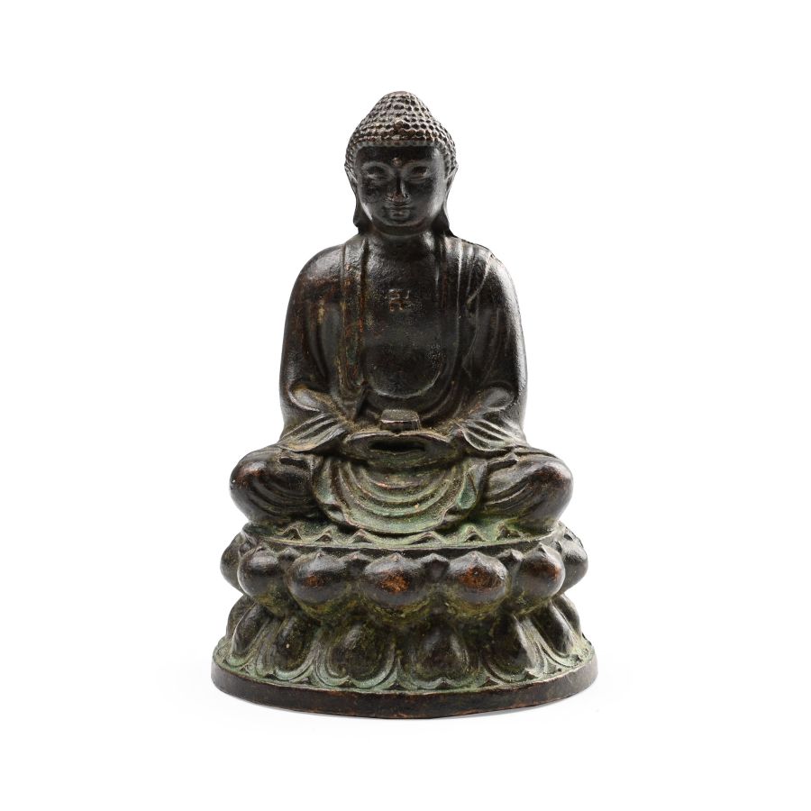 Bronze Seated Buddha Figure