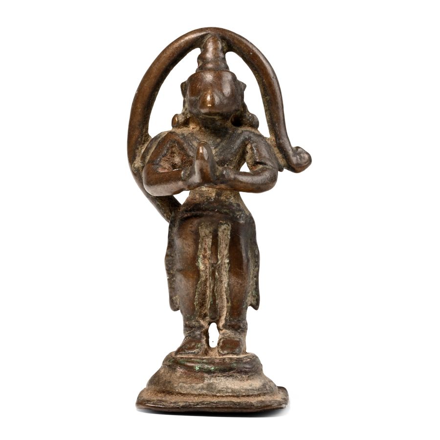 Antique Bronze Figure of Hanuman