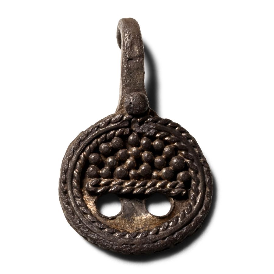 Saxon Silver-Gilt Dress Fastener