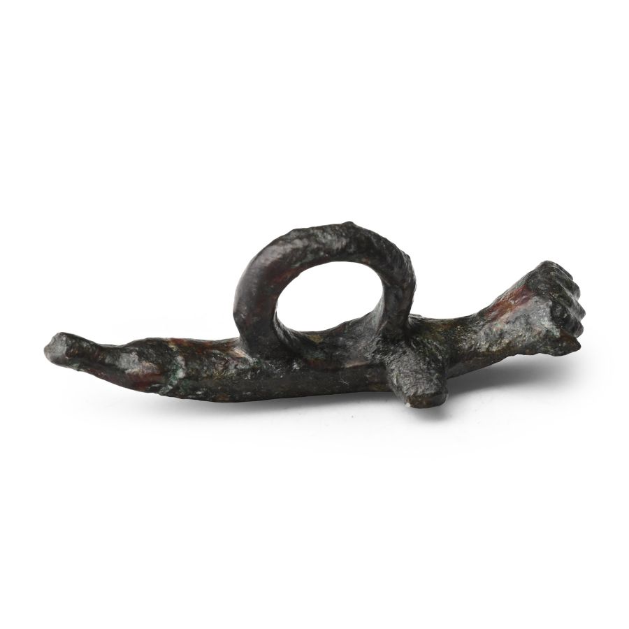Roman Bronze Phallic Pendant