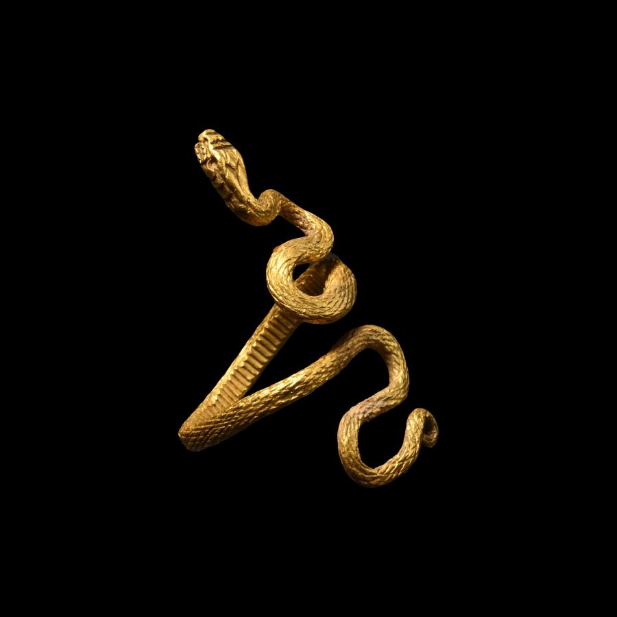 Egyptian Gold Snake Ring