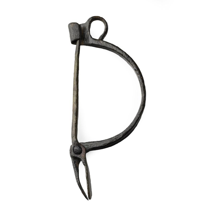 Romano-Celtic Bronze Pincer Brooch