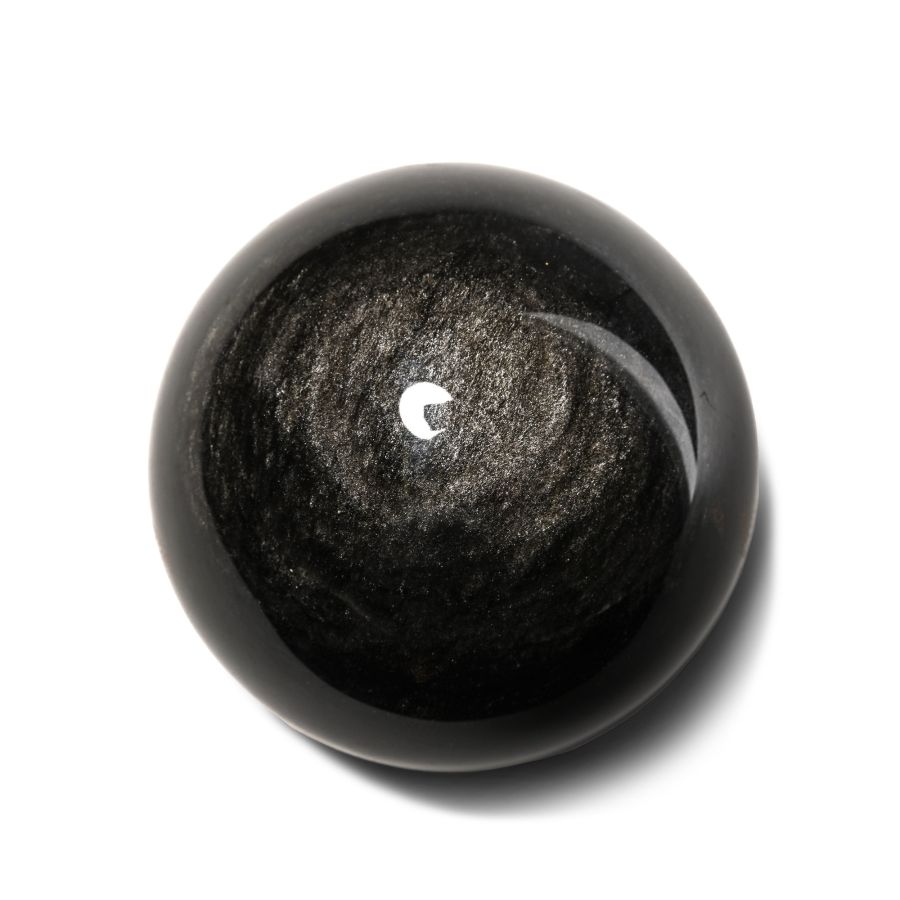 Silver Sheen Obsidian Sphere