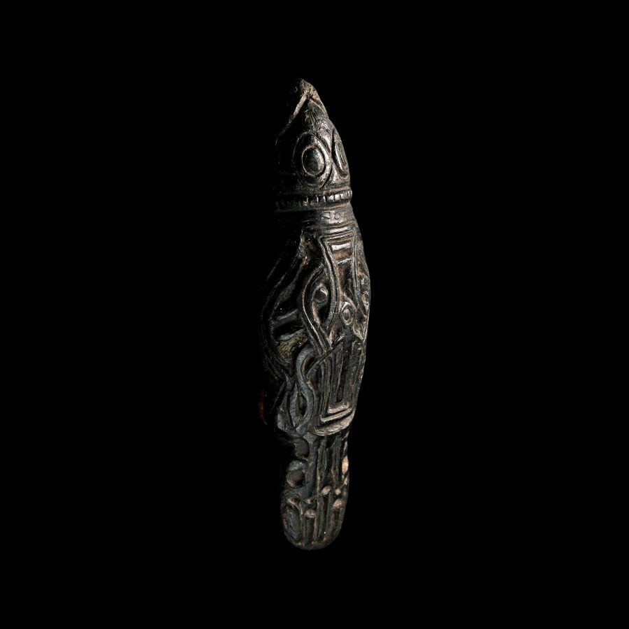 Scandinavian Viking Bronze Bird-Shaped Brooch