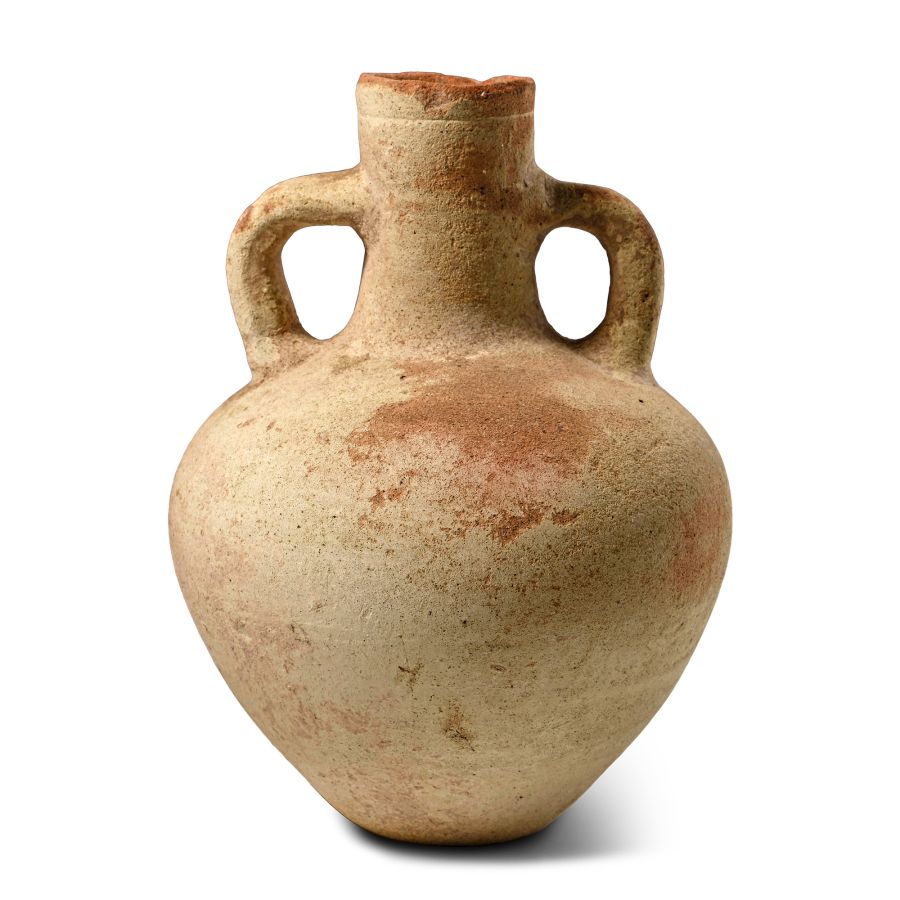Small Roman Redware Two-Handled Jug