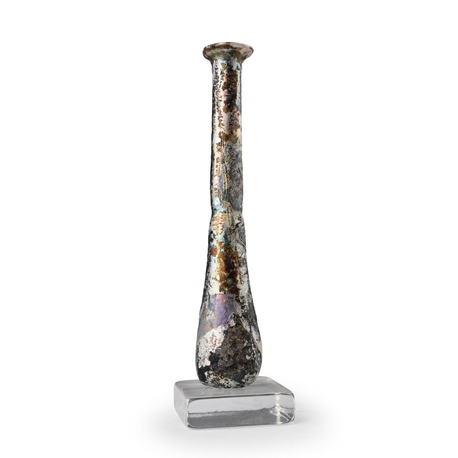 Roman Translucent Glass Unguentarium